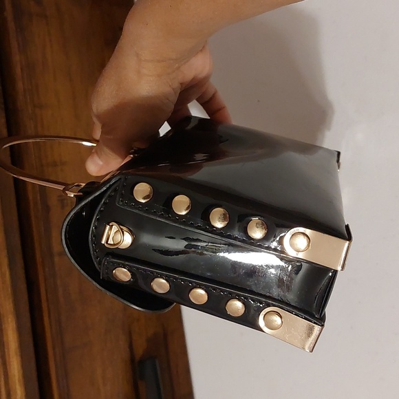 SOON Black Mini Satchel Bag - Picture 3 of 8